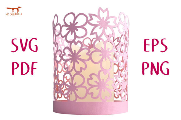 Download Cherry Blossom Spring Lantern SVG Cut - Premium Resources